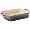 imageLe Creuset Enameled Cast Iron Signature Rectangular Roaster 7 qt 128quot x 187quot CeriseOyster