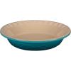 imageLe Creuset Stoneware Heritage Pie Dish 9quot Chiffon PinkCaribbean