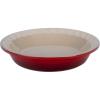 imageLe Creuset Stoneware Heritage Pie Dish 9quot Chiffon PinkCerise