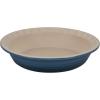 imageLe Creuset Stoneware Heritage Pie Dish 9quot Chiffon PinkDeep Teal