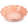 imageLe Creuset Stoneware Heritage Pie Dish 9quot Chiffon PinkPeche