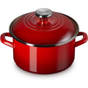imageLe Creuset Enamel on Steel Traditional Petite Stockpot 38qt CeriseCerise