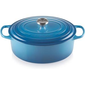 imageLe Creuset Signature Enameled Cast Iron Oval Dutch Oven 675qt PecheMarseile