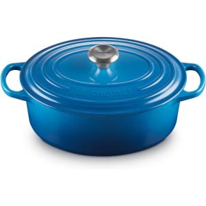 imageLe Creuset Signature Enameled Cast Iron Oval Dutch Oven 675qt PecheMarseille