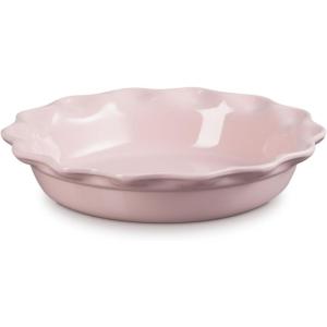 imageLe Creuset Stoneware Heritage Pie Dish 9quot Chiffon PinkChfifon Pink