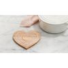 imageLe Creuset Magnetic Wood Trivet Heart Shaped 8quot Pink Silicone