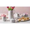 imageLe Creuset Mon Coeur Collection Stoneware Signature Cream And Sugar Set White with Hearts