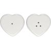 imageLe Creuset Stoneware Heart Shaped Salt ampamp Pepper Shakers 4 oz Each CeriseWhite