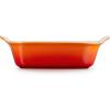 imageLe Creuset Stoneware Heritage Square Dish 3 qt 9quot MarseilleFlame
