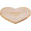 imageLe Creuset Magnetic Wood Trivet Heart Shaped 8quot Pink Silicone