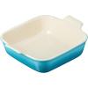 imageLe Creuset Stoneware Heritage Square Dish 3 qt 9quot MarseilleCaribbean