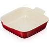 imageLe Creuset Stoneware Heritage Square Dish 3 qt 9quot MarseilleCerise