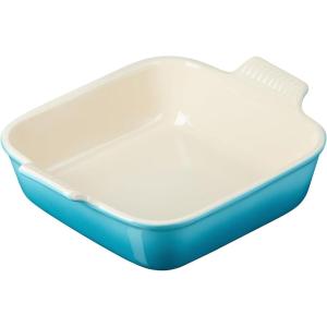 imageLe Creuset Stoneware Heritage Square Dish 3 qt 9quot MarseilleCaribbean
