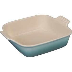 imageLe Creuset Stoneware Heritage Square Dish 3 qt 9quot MarseilleSea Salt