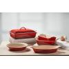 imageLe Creuset Stoneware Heritage Oval Au Gratin 17 qt 1125quot MarseilleCerise