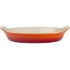 imageLe Creuset Stoneware Heritage Oval Au Gratin 17 qt 1125quot MarseilleFlame