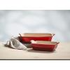 imageLe Creuset Stoneware Heritage Set 3 Rectangular Dishes ArtichautCerise