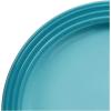 imageLe Creuset Stoneware Set of 4 Dinner Plates 105quot each WhiteCaribbean