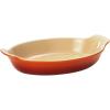 imageLe Creuset Stoneware Heritage Oval Au Gratin 17 qt 1125quot MarseilleFlame