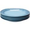 imageLe Creuset Stoneware Set of 4 Dinner Plates 105quot each WhiteMarine