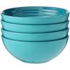 imageLe Creuset Stoneware Set of 4 Soup Bowls 22 oz 625quot each MarseilleCaribbean