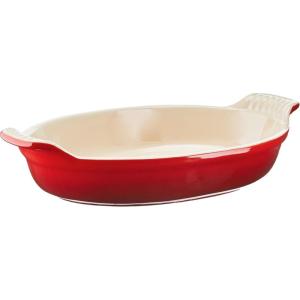 imageLe Creuset Stoneware Heritage Oval Au Gratin 17 qt 1125quot MarseilleCerise