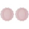 imageLe Creuset Stoneware Set of 2 Heritage Fluted Pie Dish 9quot Chiffon PinkChiffon Pink