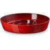 imageLe Creuset Stoneware Signature Oval Chip and Dip Platter 13quot CeriseCerise