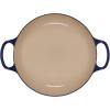 imageLe Creuset Olive Branch Collection Enameled Cast Iron Signature Braiser 35 qt Artichaut with Embossed LidIndigo