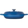 imageLe Creuset Olive Branch Collection Enameled Cast Iron Signature Braiser 35 qt Artichaut with Embossed LidMarseille