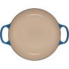 imageLe Creuset Olive Branch Collection Enameled Cast Iron Signature Braiser 35 qt Artichaut with Embossed LidMarseille