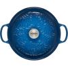 imageLe Creuset Olive Branch Collection Enameled Cast Iron Signature Braiser 35 qt Artichaut with Embossed LidMarseille