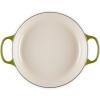 imageLe Creuset Olive Branch Collection Enameled Cast Iron Signature Braiser 35 qt Artichaut with Embossed LidOlive