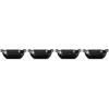 imageLe Creuset Enameled Cast Iron Gourmand Collection Set of 4 Mini Oval Baker 3 qt Matte BlackMini Rectangular Baker