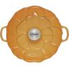 imageLe Creuset Signature Enameled Cast Iron Petal Braiser 225qt Peche wLight Gold KnobHoney