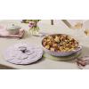 imageLe Creuset Signature Enameled Cast Iron Petal Braiser 225qt Peche wLight Gold KnobShell Pink