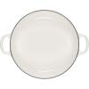 imageLe Creuset Signature Enameled Cast Iron Petal Braiser 225qt Peche wLight Gold KnobWhite