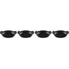 imageLe Creuset Enameled Cast Iron Gourmand Collection Set of 4 Mini Oval Baker 3 qt Matte BlackMini Oval Baker