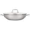 imageLe Creuset Stainless Steel Classic 3Ply Wok with Glass Lid 45qt