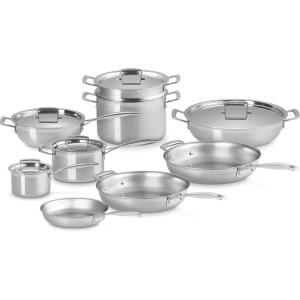 imageLe Creuset Stainless Steel Classic 3Ply 14Piece Set