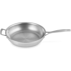 imageLe Creuset Stainless Steel Classic 3Ply Fry Pan 12quot35 Quarts