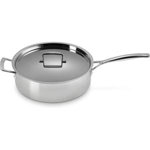 imageLe Creuset TriPly Stainless Steel 6Quart Covered Saute Pan