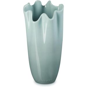 imageLe Creuset Stoneware Iris Vase 12quot WhiteSea Salt