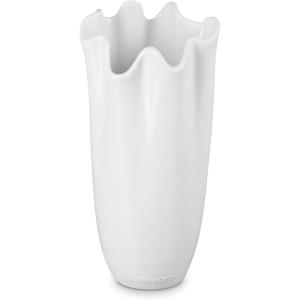 imageLe Creuset Stoneware Iris Vase 12quot WhiteWhite