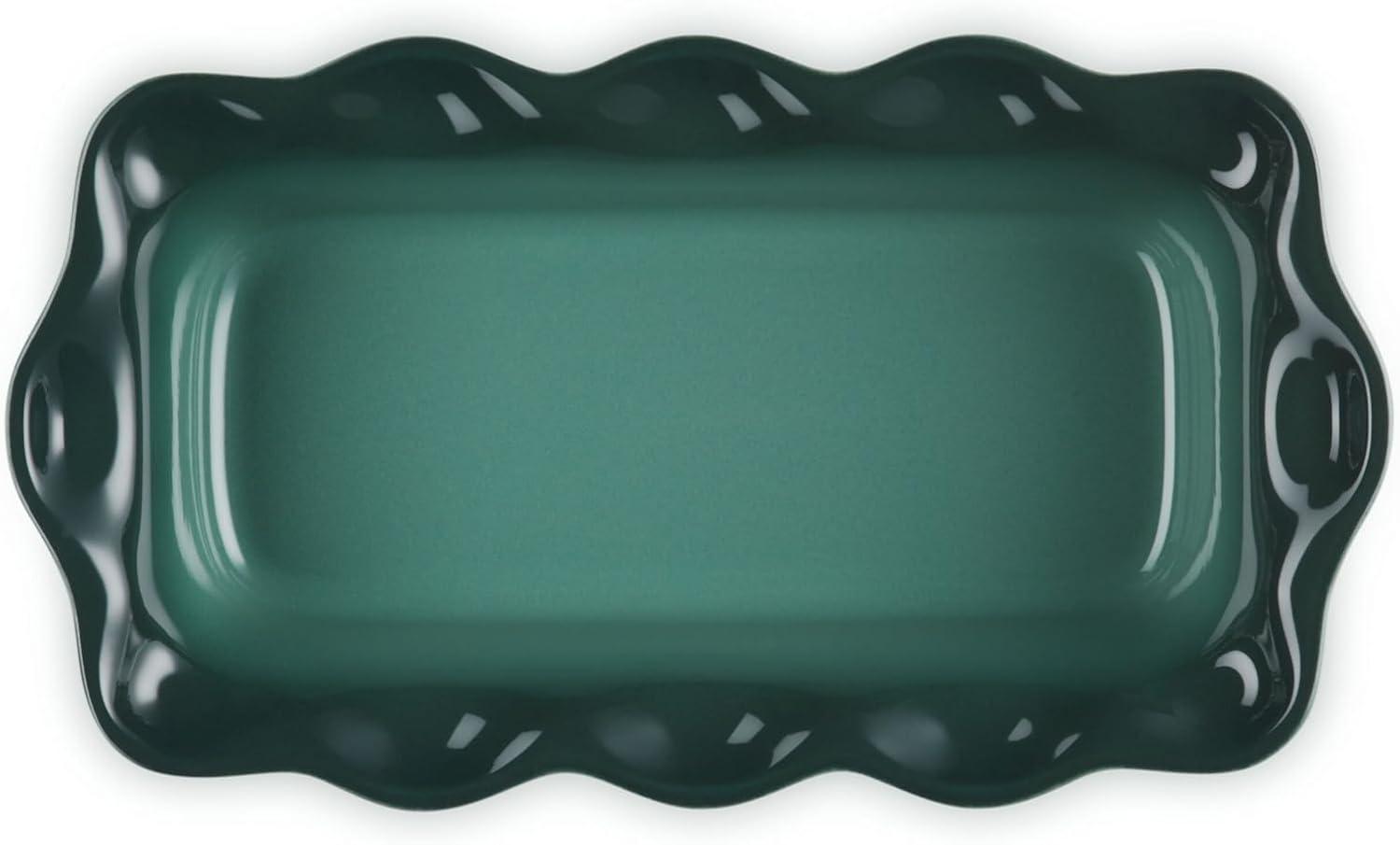 imageLe Creuset Stoneware Heritage Fluted Loaf Pan 9quot Sea SaltArtichaut