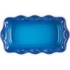 imageLe Creuset Stoneware Heritage Fluted Loaf Pan 9quot Sea SaltMarseille