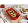 imageLe Creuset Stoneware Heritage Fluted Loaf Pan 9quot Sea SaltPeche