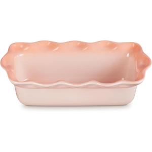 imageLe Creuset Stoneware Heritage Fluted Loaf Pan 9quot Sea SaltPeche