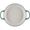imageLe Creuset Enameled Cast Iron Signature Round Braiser with Glass Lid 225 qt WhiteArtichaut