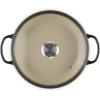 imageLe Creuset Enameled Cast Iron Signature Round Braiser with Glass Lid 225 qt WhiteLicorice